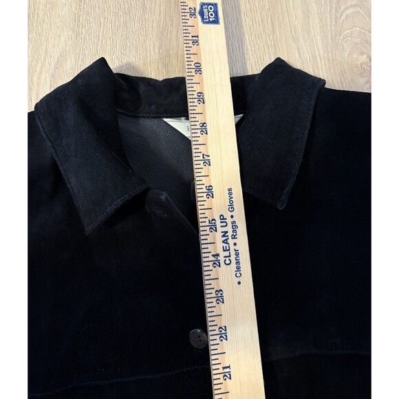 Eagles Eye Suede Jacket Men’s 2XL Black 100% Leather - Picture 4 of 5